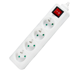 BLOC 4 PRISES +  INTERRUPTEUR