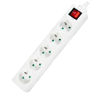 BLOC 5 PRISES +  INTERRUPTEUR