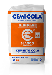 CIMENT COLLE CARRELAGE BLANC type C1- 20KG