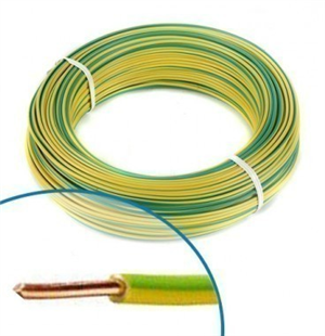 ROULEAU FIL 1.5 VERT JAUNE 100M