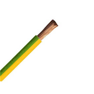 FIL 16MM2 RIGIDE VERT JAUNE AU METRE