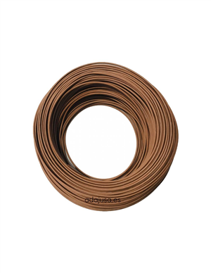 FIL SOUPLE10°  MARRON AU METRE