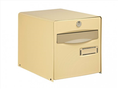 BOITE AUX LETTRES KUBE SIMPLE FACE BEIGE