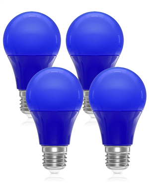 STANDARD LED 9W 220V E27 60mm BLEU