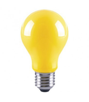 STANDARD LED 9W 220V E27 60mm JAUNE