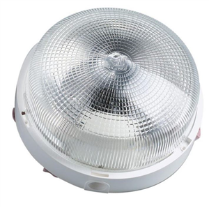 HUBLOT ROND E27 BLANC IP44 - IK08 - 230V