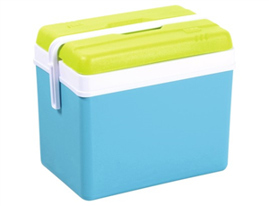 GLACIERE 35 LITRES TURQUOISE/VERT ANIS CAR X 2