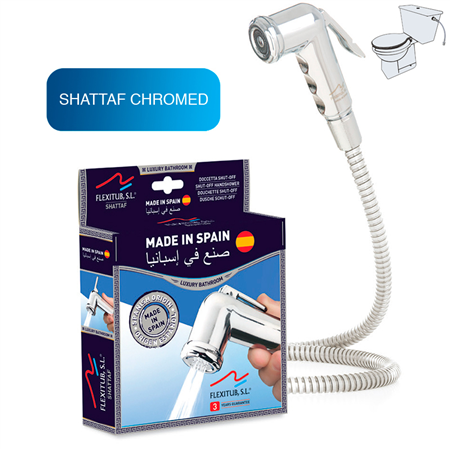 SHATTAF KIT FLEXTUBE CROMADO