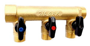 DISTRIBUTEUR MF 3/4 MINI VANNES 3 SORTIES