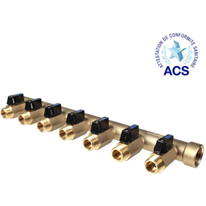 DISTRIBUTEUR MF 3/4 MINI VANNES 9 SORTIES