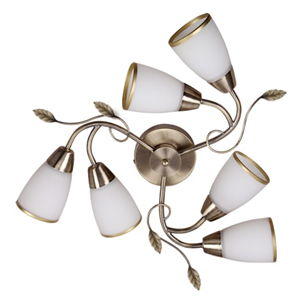 DREAMBELLS 6 - 6X40W BRONZE (PLAFONNIER)