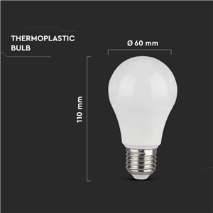 AMPOULE LED 10.5W=75W BLANC FROID 6500K